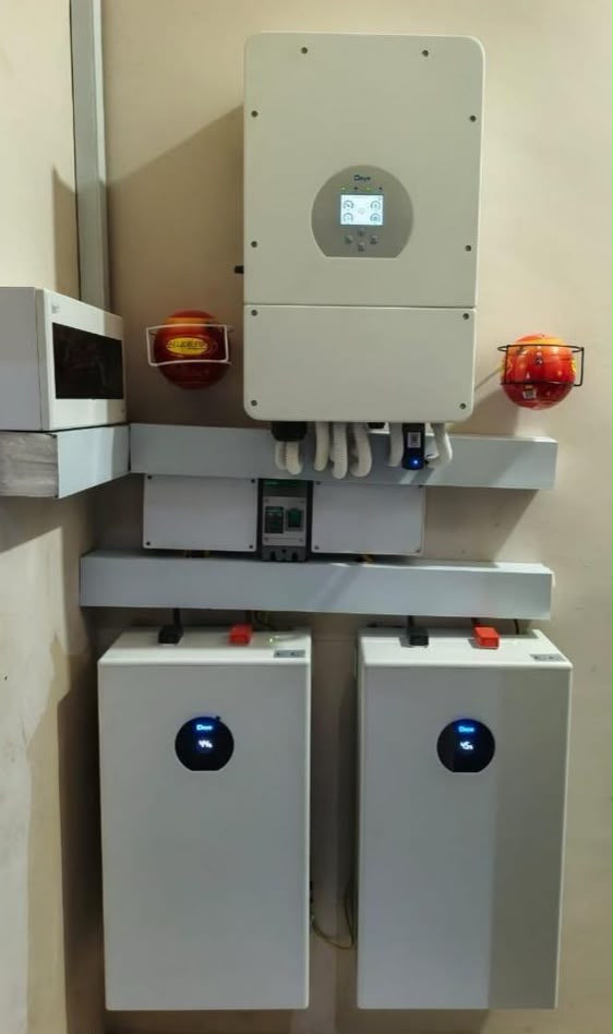 50kVA Commercial Three-Phase Hybrid Inverter + 40kWh LiFePO4 Energy Bank