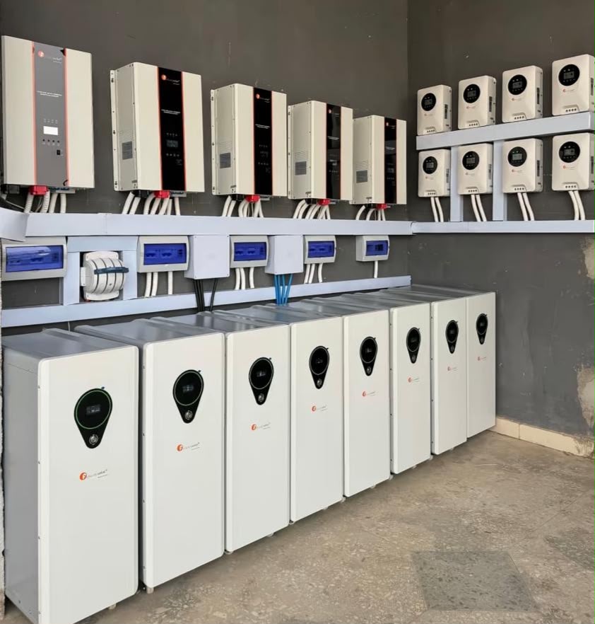 70kVA Industrial Microgrid Hybrid System + 120kWh Containerized LiFePO4 Storage