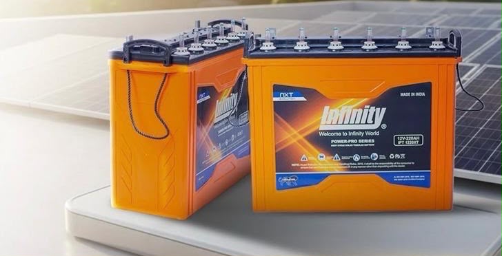 12V 220Ah Heavy-Duty Tall Tubular Inverter Battery